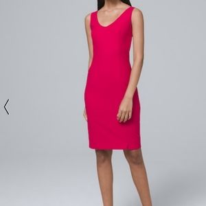 COPY - WHBM Sheath Dress Berry Color Size 4